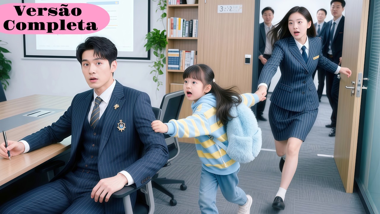 🩷Mãe solteira levou a filha para o trabalho, mas a filha abraçou o CEO e o chamou de pai em público!