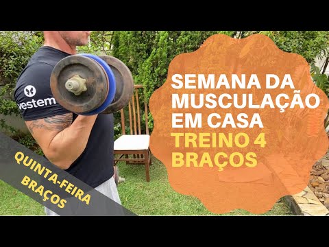 SEMANA DA MUSCULAÇÃO EM CASA - TREINO 4- Mario Xuxa Best Trainers Club
