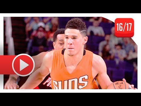 Devin Booker Full Highlights vs Trail Blazers (2017.03.12) - 28 Pts