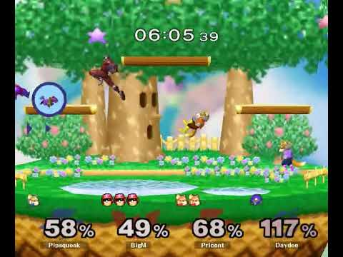 Festa 2025 — Doubles Melee Doubles WF — BigM ⟮Falcon⟯ + Pricent ⟮Fox⟯ vs Daydee ⟮Samus⟯ + Pipsqueak