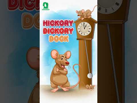 Hickory Dickory Dock - Best Animated Video For Kids - New Kids Nursery Rhymes