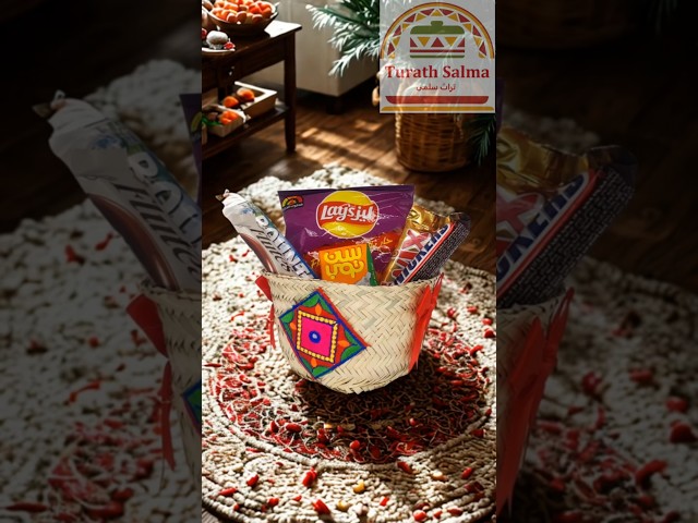 زنبيل مزينة