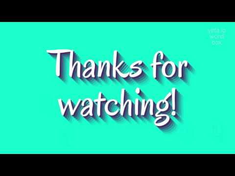 How to say "redondo"! (High Quality Voices)