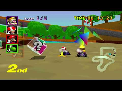 Mario Kart 64 Amped Up v2.96A Mushroom Cup 150cc 