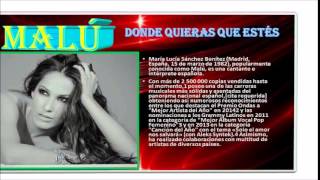 Malú  Donde quiera que estés