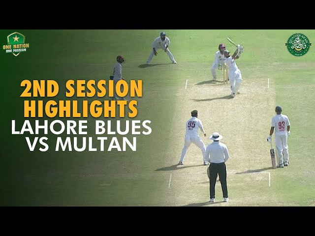 2nd Session Highlights | Lahore Blues vs Multan | Day 3 | Match 24 | #QeAT 2023/24 | PCB | M1U1A