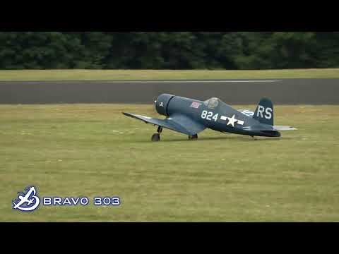 Synchronized WWII Warbird Formation: RC Scale Planes Soar at Cosford Airshow 2022