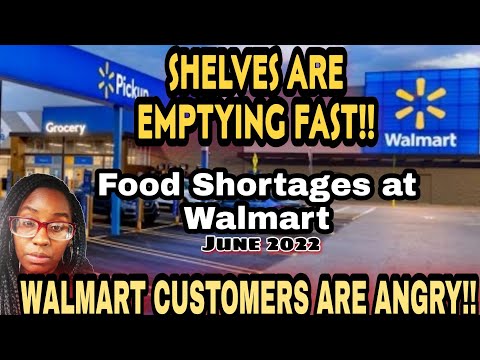SHTF at WALMART!! | This is a BIG PROBLEM & People would be in TROUBLE!! 2022 food shortages are BAD