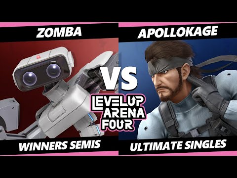 LUA4 Winners Semis - Zomba (ROB) Vs. ApolloKage (Snake) SSBU Ultimate Tournament