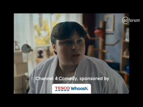 Channel 4 Tesco Whoosh Advert - Karate Girl