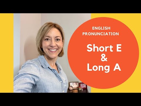 How to Pronounce Short A & Long E in English - met, mate, get, gate, let, late, bet, bait, wet, wait