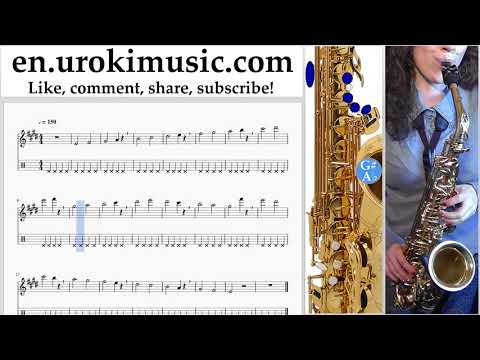 How to Play Saxophone (Alto) Mariah Carey - All I Want For Christmas Is You Tabs Part#1 exercises,