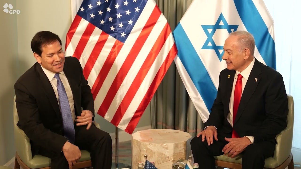 ראש הממשלה נתניהו נפגש עם מזכיר המדינה האמריקני רוביו