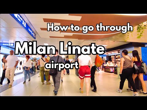 How to go through Milan Linate airport