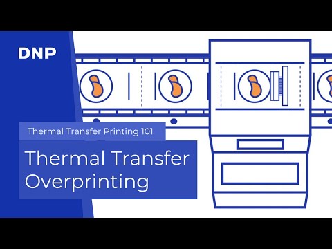 Part of a video titled What is Thermal Transfer Overprint (TTO) and how does it work?