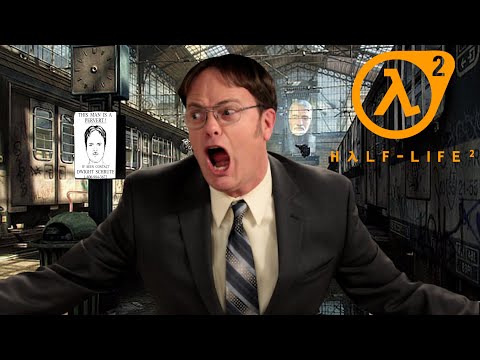 What if Dwight Schrute entered the world of Half-Life 2?👨‍💼🎮