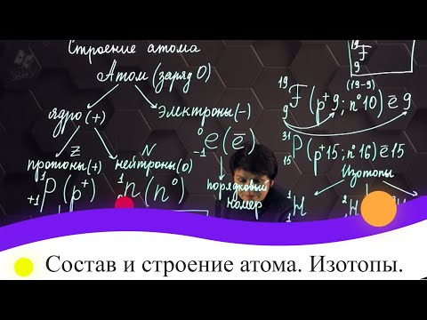 Состав и строение атома. Изотопы. 7 класс.