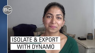 How to isolate & export elements from Revit to AutoCAD with Dynamo