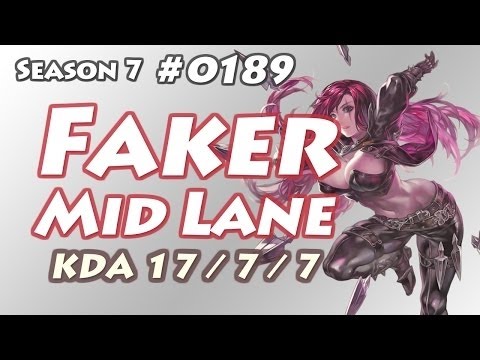 SKT T1 Faker - Katarina vs Ekko - KR LOL Solo Rank | 페이커 카타리나