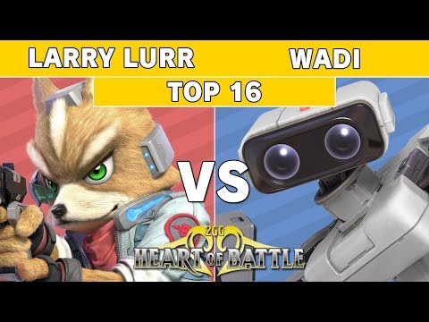 Heart of Battle -  Larry Lurr (Fox) vs Wadi (R.O.B.) Winners Quarter - Smash Ultimate