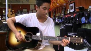 Video thumbnail for Bedell USA Coffee House Dreadnaught by Wolfe Guitars
