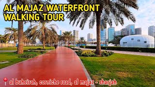 Al Majaz Waterfront Sharjah Walking Tour. 