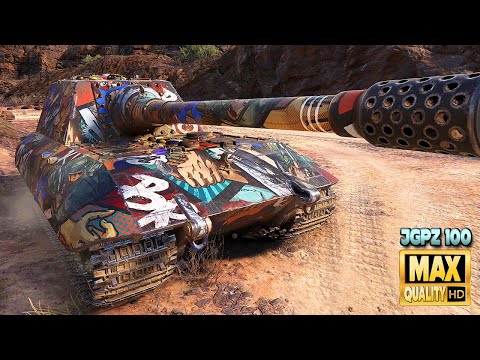 Jg.Pz. E 100: The bait and the sniper- World of Tanks