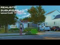 cc realistic suburban home | 964 courtyard lane | speed build | sims 4 | cc build |