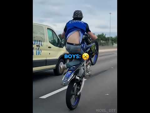 Stunts are only for real men 💀 #dirtbike #stunt  #edit #trollface #shorts