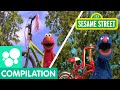 Sesame Street Bikes Trains Planes And Cars Compilation