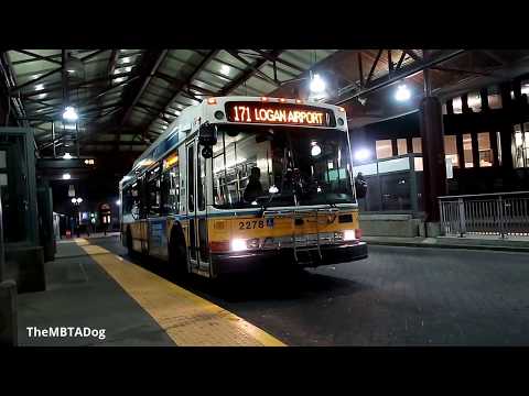 TheMBTADog: MBTA Bus 171 Ride: Dudley Square to Logan Airport via Andrew Square [NABI 2278]