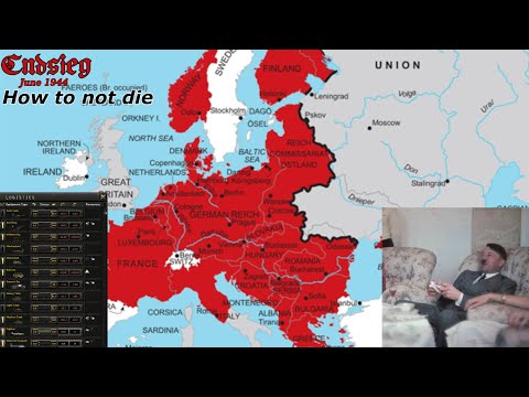 Hearts of Iron 4: Endsieg June 21st 1944 Germany turtorial