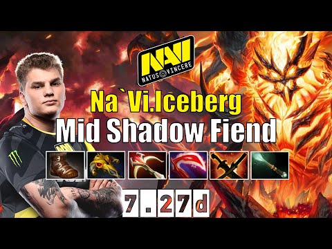 Shadow Fiend | Na`Vi.Iceberg | Mid Shadow Fiend | 7.27d Gameplay Highlights