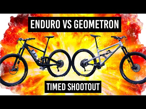 Specialized Enduro vs Geometron G1 Timed Shootout - Is Longer Faster?