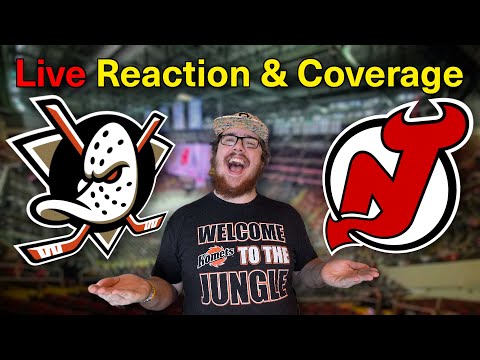 LIVE: Ducks vs Devils | Huge Interconference Battle