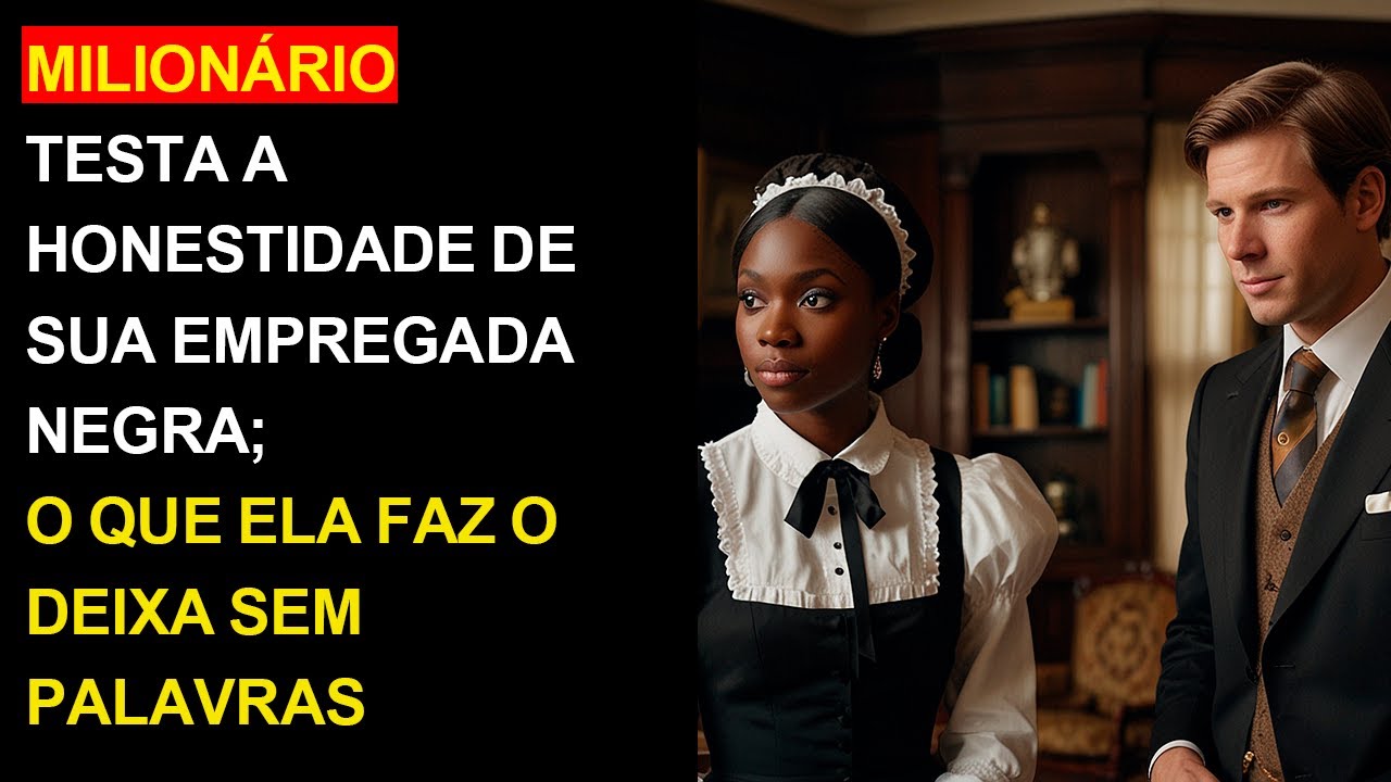MILIONÁRIO TESTA A HONESTIDADE DE SUA EMPREGADA NEGRA; O QUE ELA FAZ O DEIXA SEM PALAVRAS
