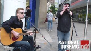 National Busking Day in the UK - 18th July 2015 - Leeds city Centre