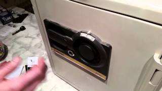 How to open a Sentry Safe combination lock--3 wheel dial