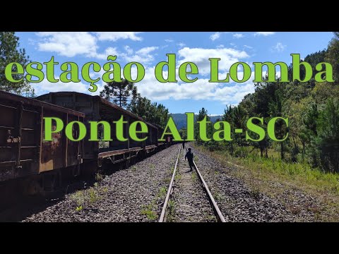 🚂 Fomos explorar a antiga Estação de Lomba em Ponte Alta-SC.