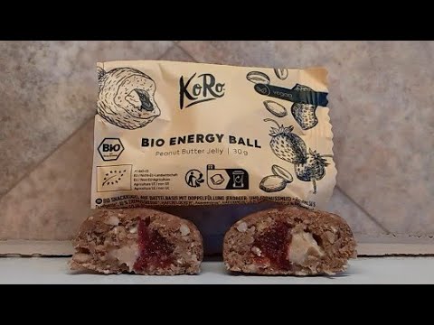 Taste-Test-KoRo Drogerie Bio Energy Ball 🥜 Peanutbutter Jelly 🥜