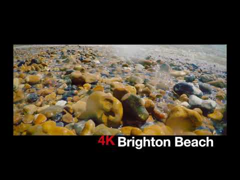 brighton beach 4 K Video | places to visit to brighton & brighton beach 4K GoPro pier seaside