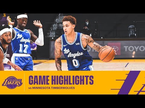 HIGHLIGHTS | Kyle Kuzma (20 pts, 3 blk) vs Minnesota Timberwolves