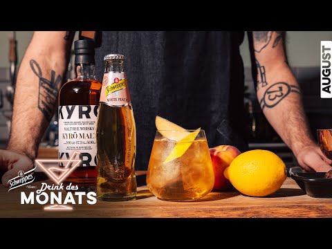 Schweppes Peach Boy - Drink des Monats August