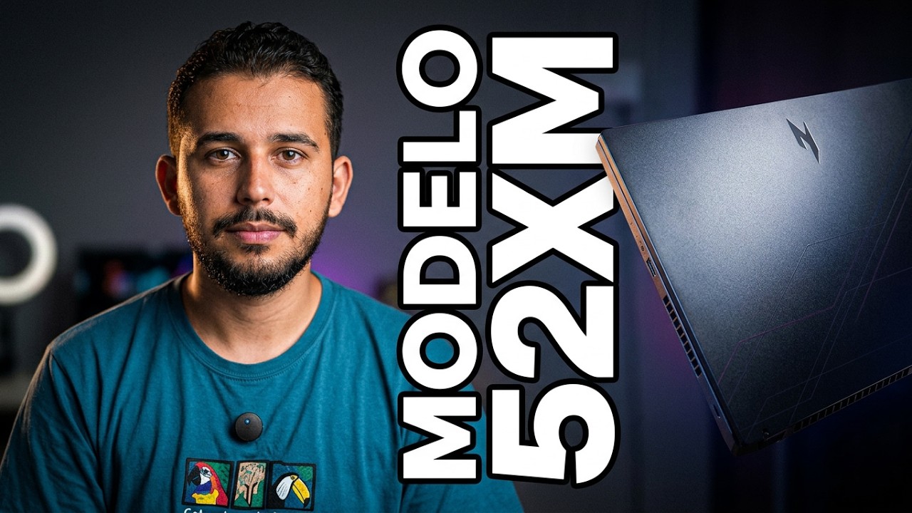 Miniatura da avaliação em vídeo de Notebook Acer Nitro V15 ANV15-52-77BG