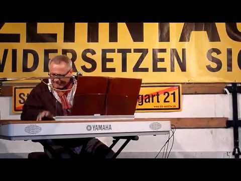 Konstantin Wecker gegen Stuttgart 21 am 16.10.2010