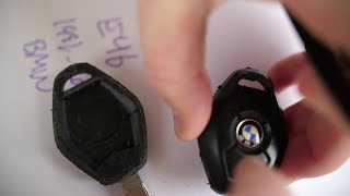 1998 - 2005 BMW Diamond Key E46 3 Series Key Fob Battery Replacement DIY