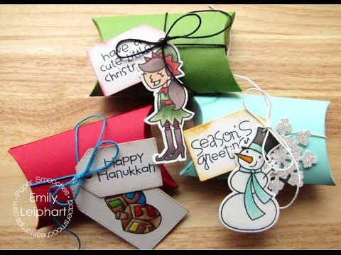 {Paper Smooches} Quick & Easy Holiday Tags and Treat Boxes