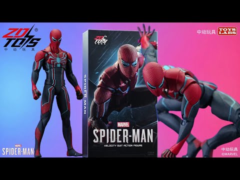NEW 新品 中动游戏蜘蛛侠系列-极速战衣 ZD Toys Spider-Man Velocity Suit 1/10