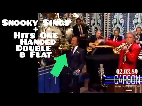 Snooky Young, Tonight Show Band | SINGS "Tain't What Ya Do" Nails Double Bb (last note)