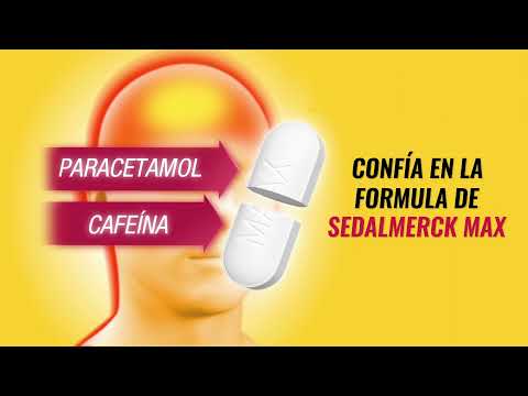 Confía en la fórmula de paracetamol + cafeína de Sedalmerck Max®